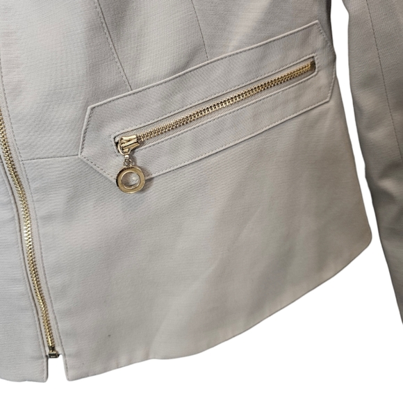 Calvin Klein Toupe and gold blazer jacket. 6 - Picture 4 of 5